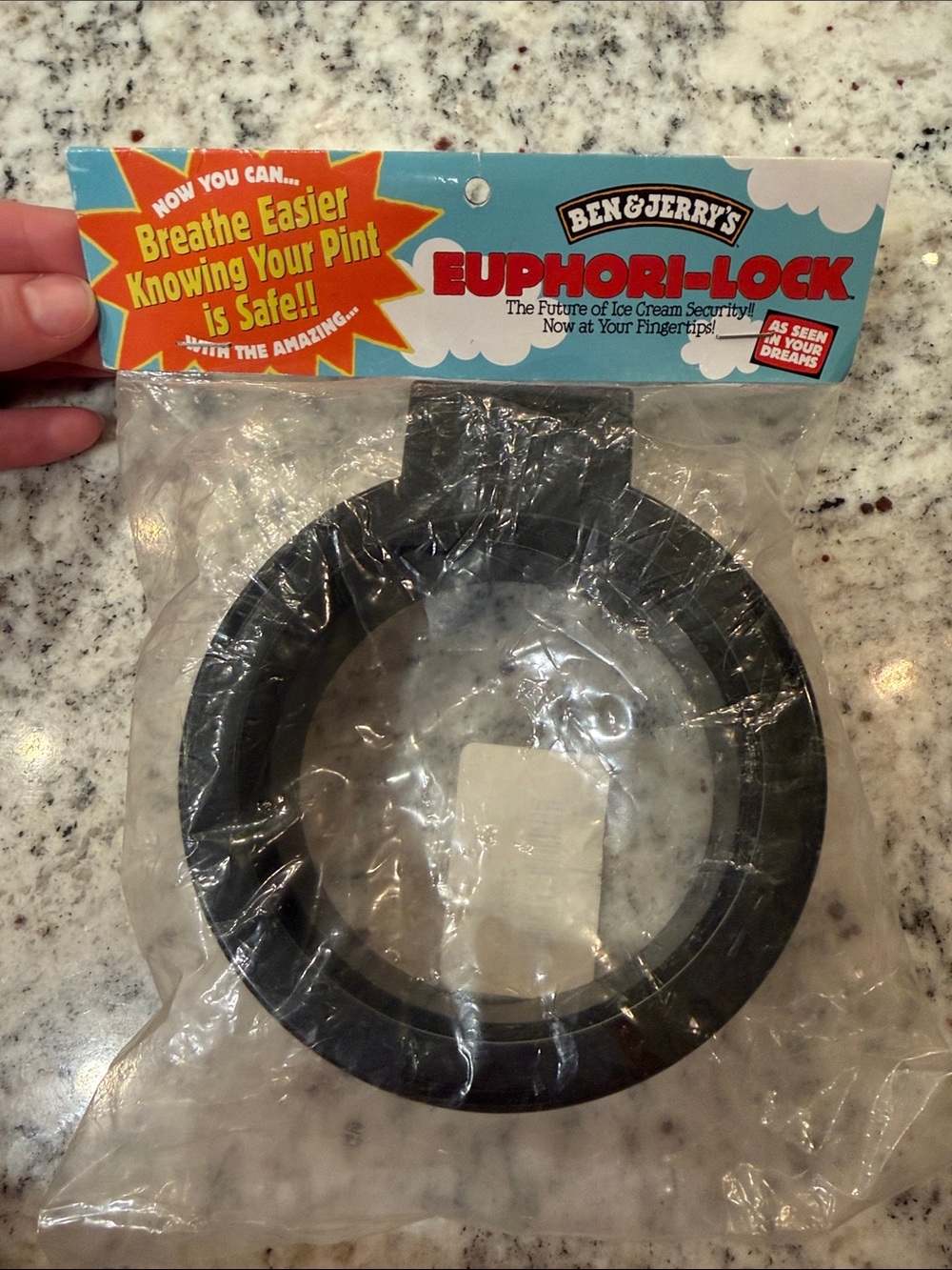 Ben & Jerry’s Euphori-Lock Black Ice Cream Pint Security